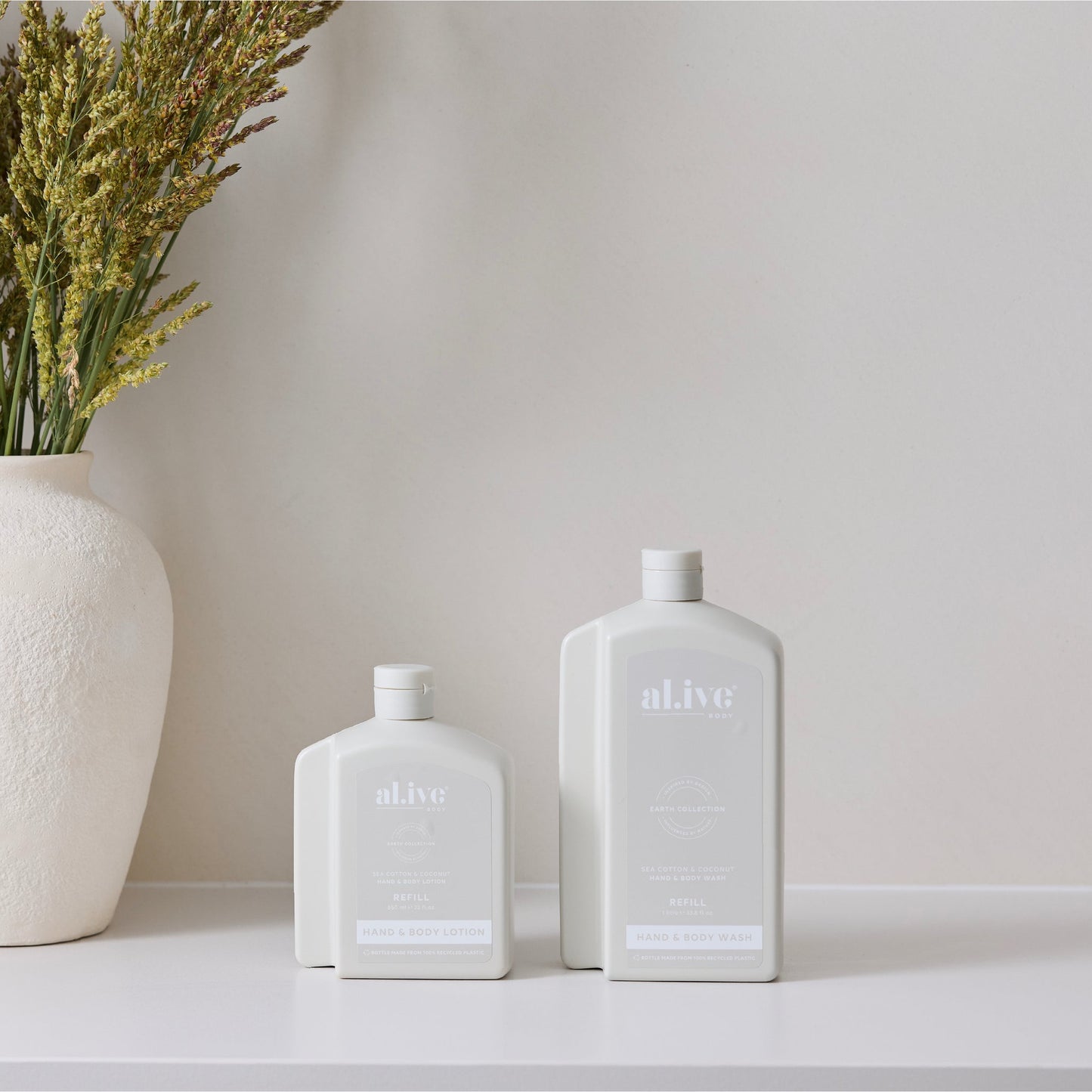 Sea Cotton & Coconut Hand & Body Wash Refill Pouch 1L