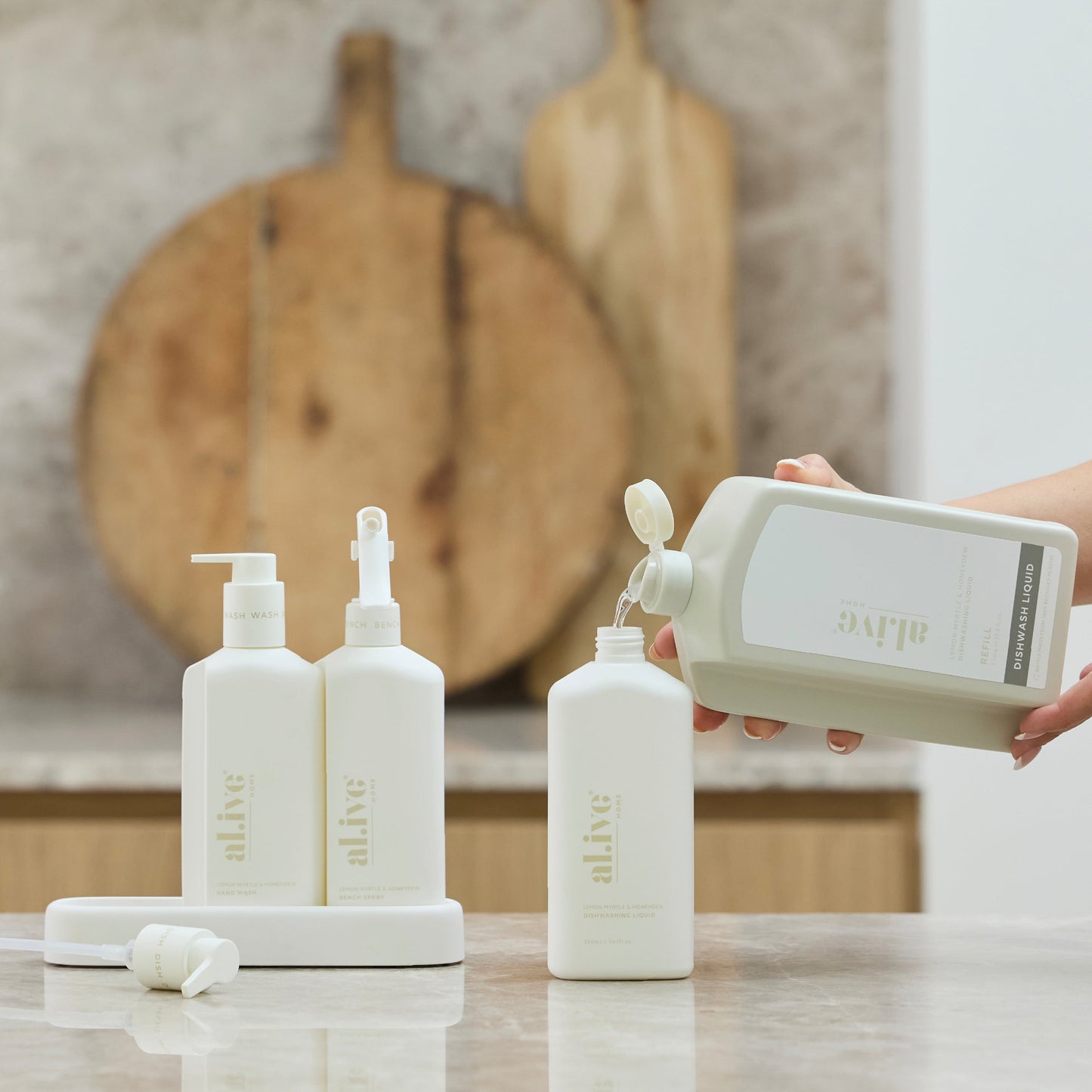 1 L Dish Wash Refill - Lemon Myrtle & Honeydew