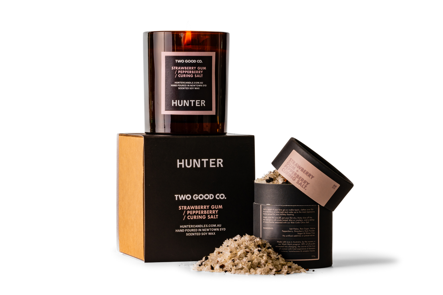 Two Good Co Collab / Strawberry Gum, Pepperberry, Curing Salt