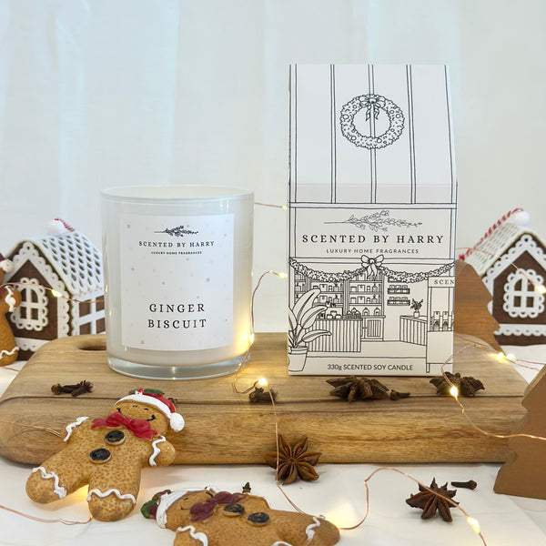 Christmas - Ginger Biscuit - Deluxe Candle - 200g