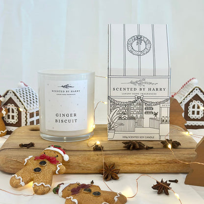 Christmas - Ginger Biscuit - Deluxe Candle - 200g