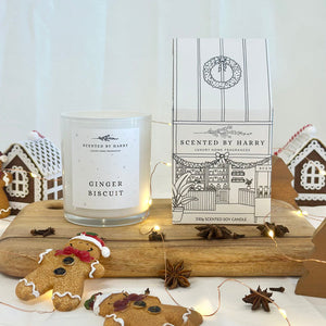 Christmas - Ginger Biscuit - Deluxe Candle - 200g