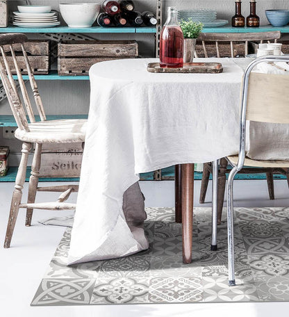 Eclectic Natural Modern Vinyl Rug Lifestyle Alternative