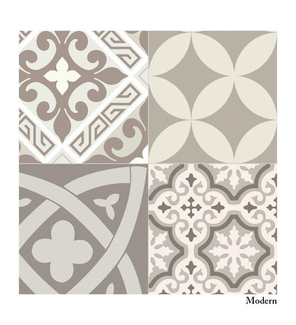 Eclectic Natural Vinyl Rug Closeup Styles