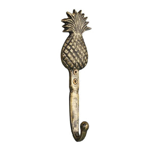 Pineapple Wall Hook Antique Brass