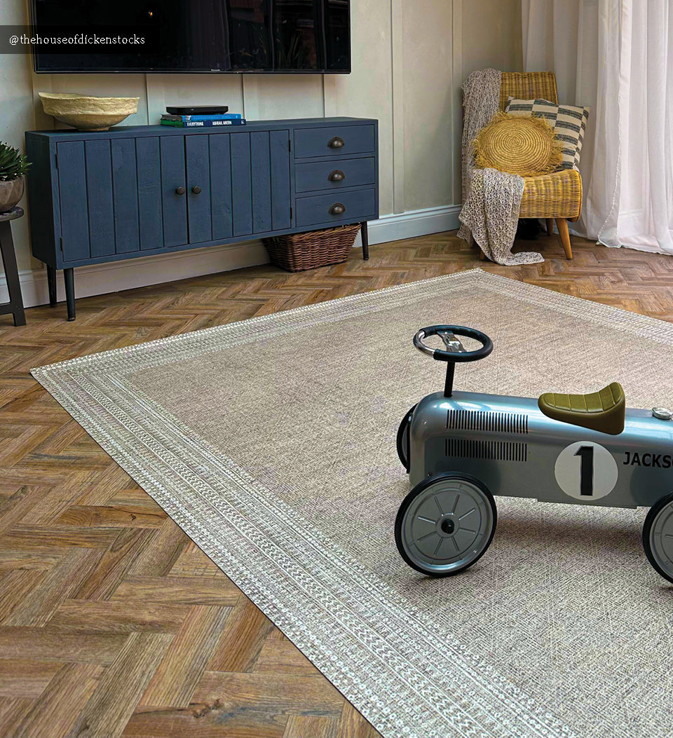 Emilia Natural Vinyl Rug Alternative Lifestyle