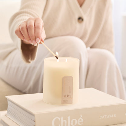 Soy Candle - Apricot & Sweet Fig