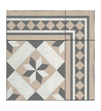 Gothic Powder Concrete vinyl rug closeup