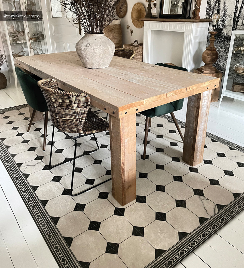 Gambit Italiano vinyl rug in room setting