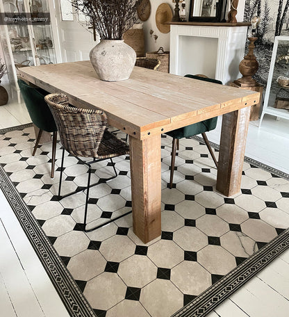 Gambit Italiano vinyl rug in room setting