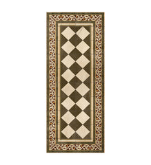 Gambit Queen Olive Vinyl Rug