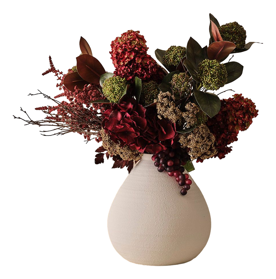 Cohosh Spray - Single Stem In Burgundy - 80cml