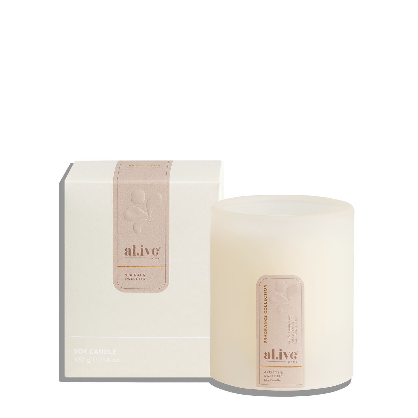 Soy Candle - Apricot & Sweet Fig