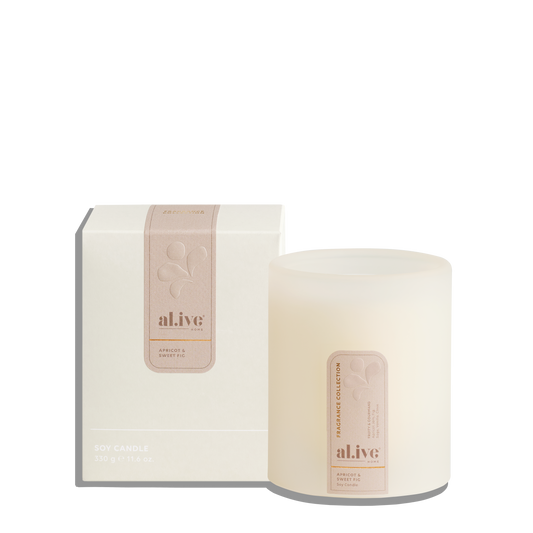 Soy Candle - Apricot & Sweet Fig