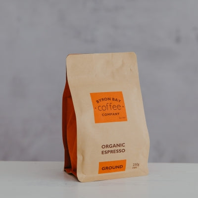Organic Espresso Coffee Display