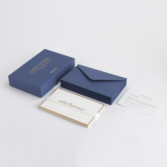 Luxury Cotton Notecard Set - Pack Of 20