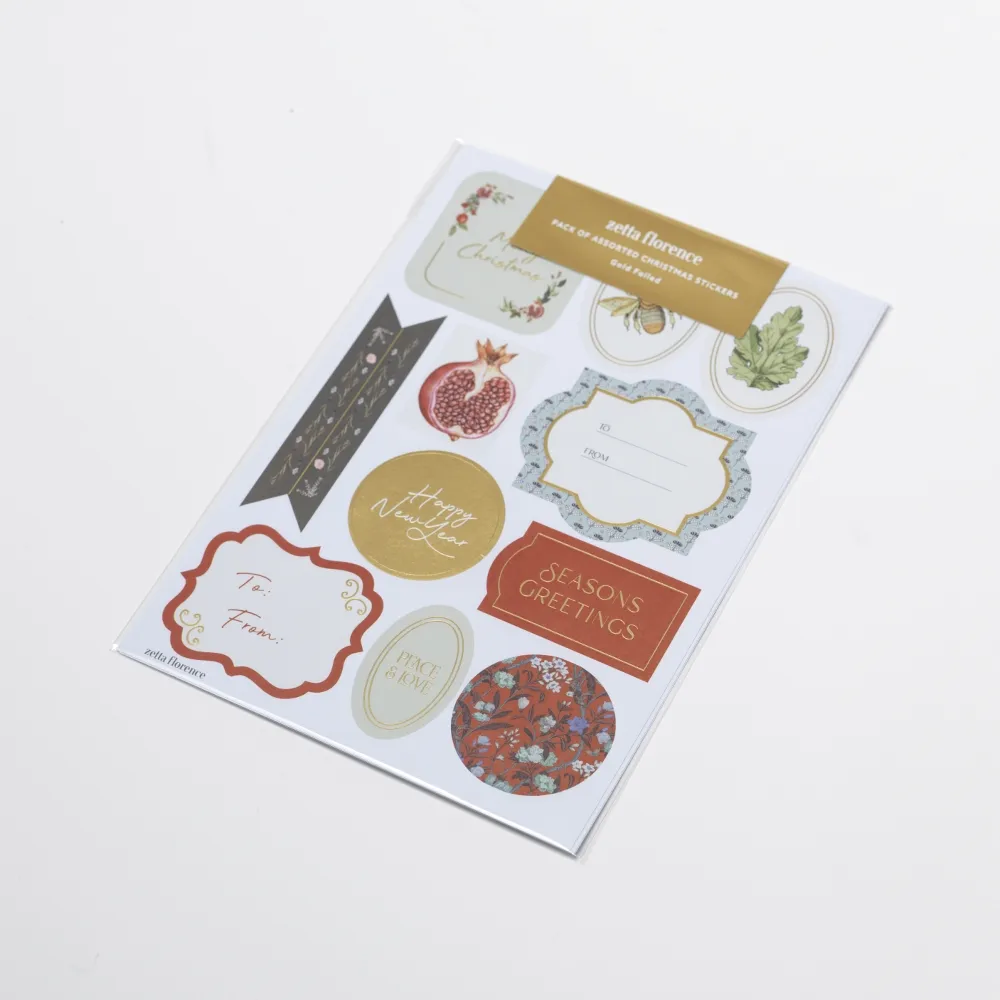 Stickers - Season Greetings - 3 Sheets