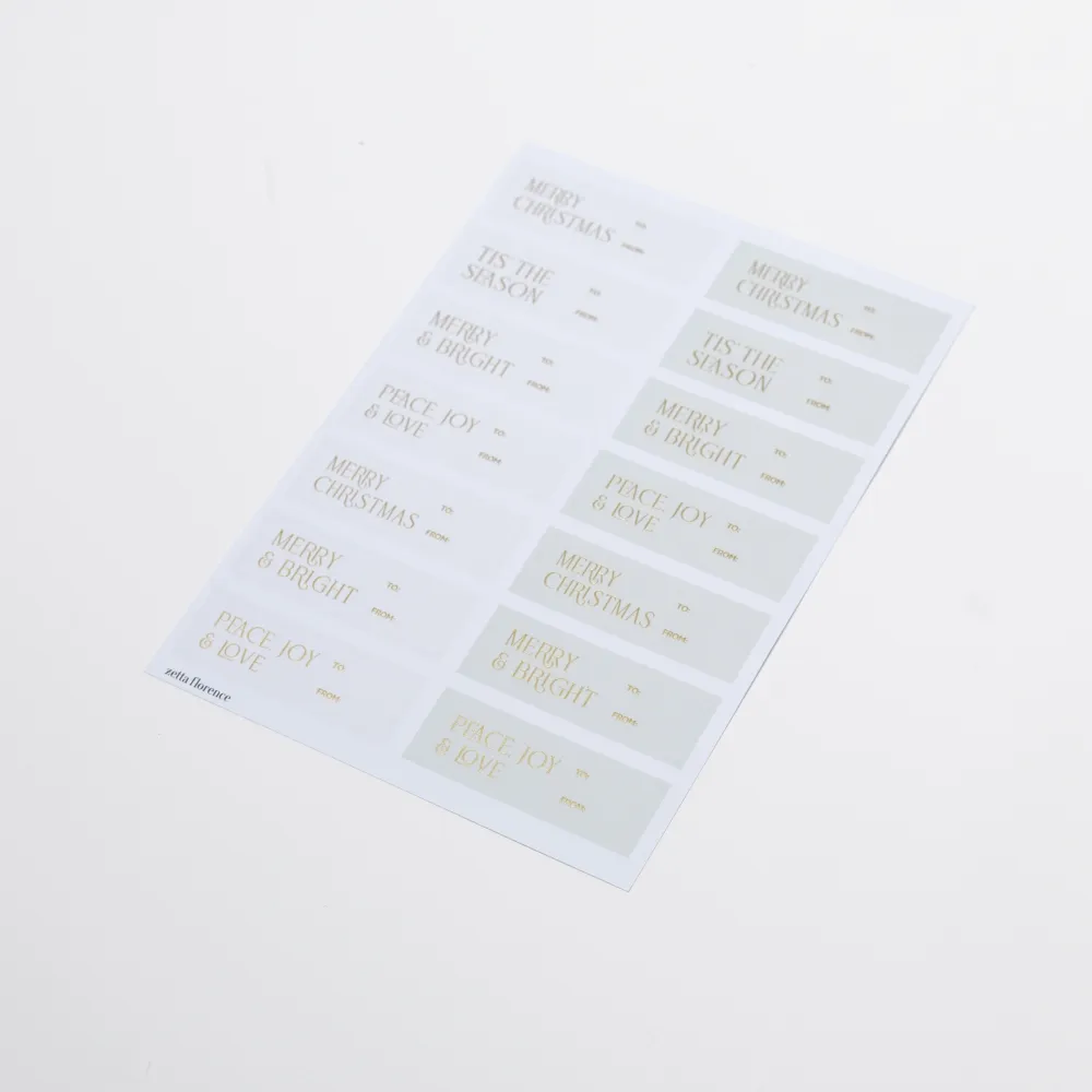 Stickers - Season Greetings - 3 Sheets