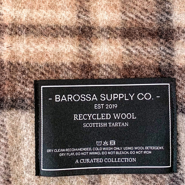 Mackellar - Recycled Wool - Scottish Tartan Blanket