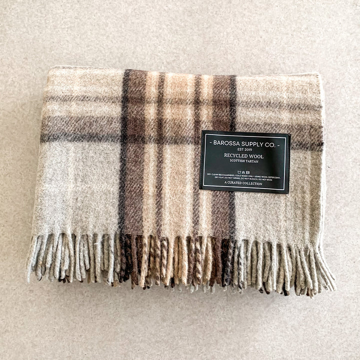 Mackellar - Recycled Wool - Scottish Tartan Blanket