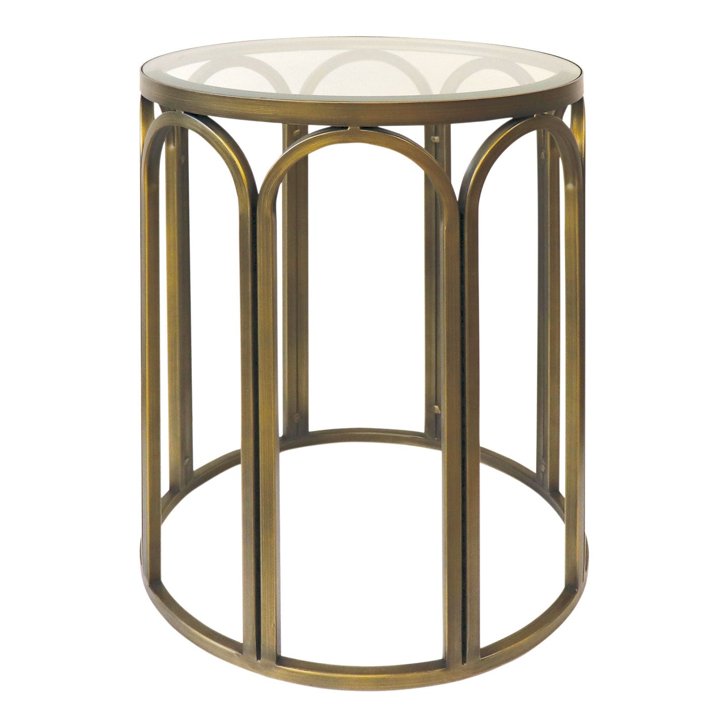 Ponte Brass Side Table