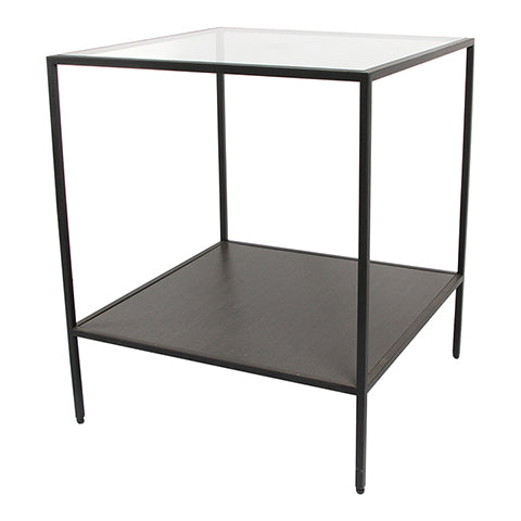 Emery Black Side Table 52X52X61Cm