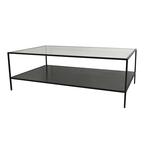 Emery Black Coffee Table 120X70X40.6Cm