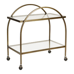 Ponte Brass Bar Cart