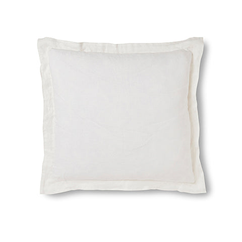 Riley White Linen Cushion 55Cm