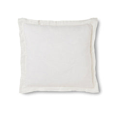 Riley White Linen Cushion 55Cm