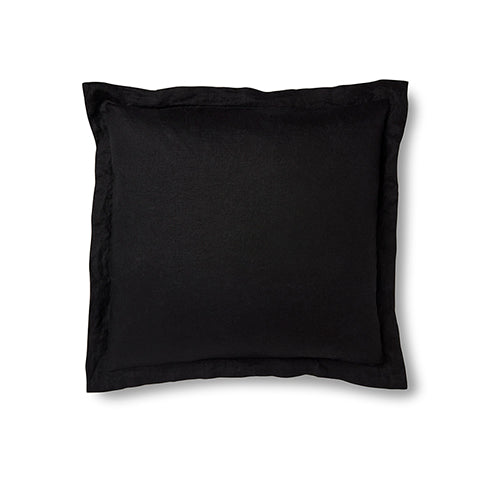 Riley Black Linen Cushion 55Cm
