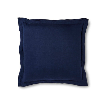 Riley Navy Linen Cushion 55Cm