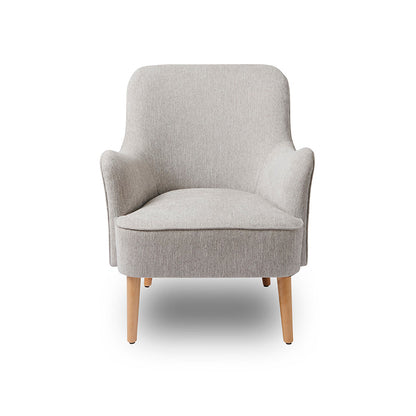 Neptune Silver Gray Herringbone Chair