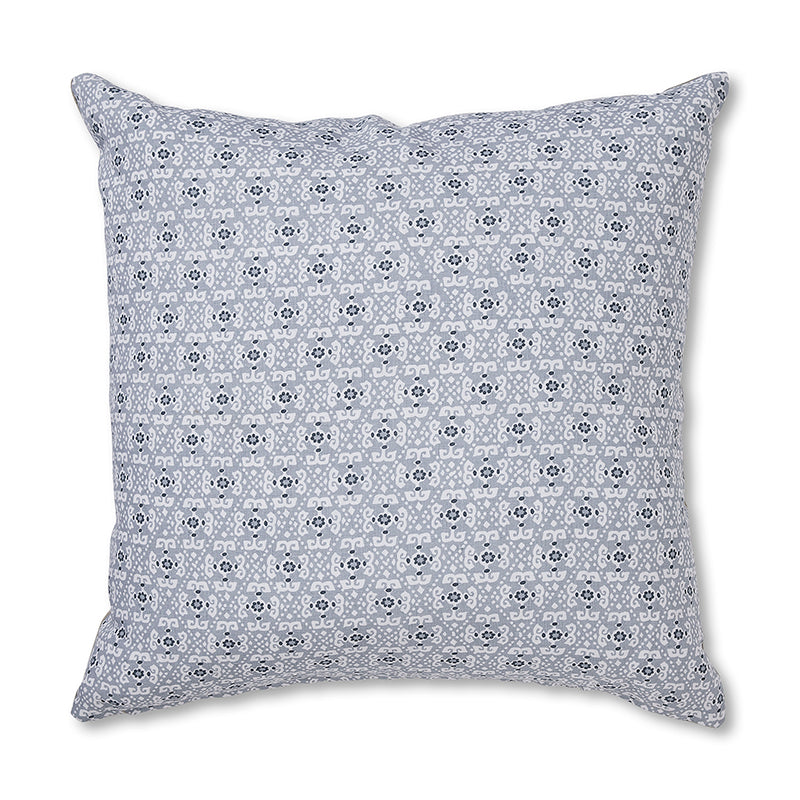 Francis Blue Linen Cushion 55Cm