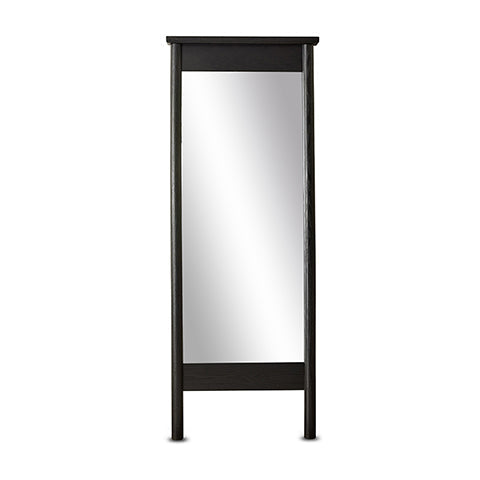 Easton Black Floor Mirror