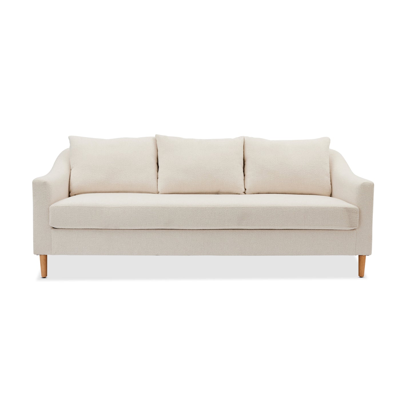 August Textured Cream Sofa
