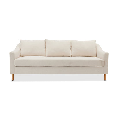 August Textured Cream Sofa