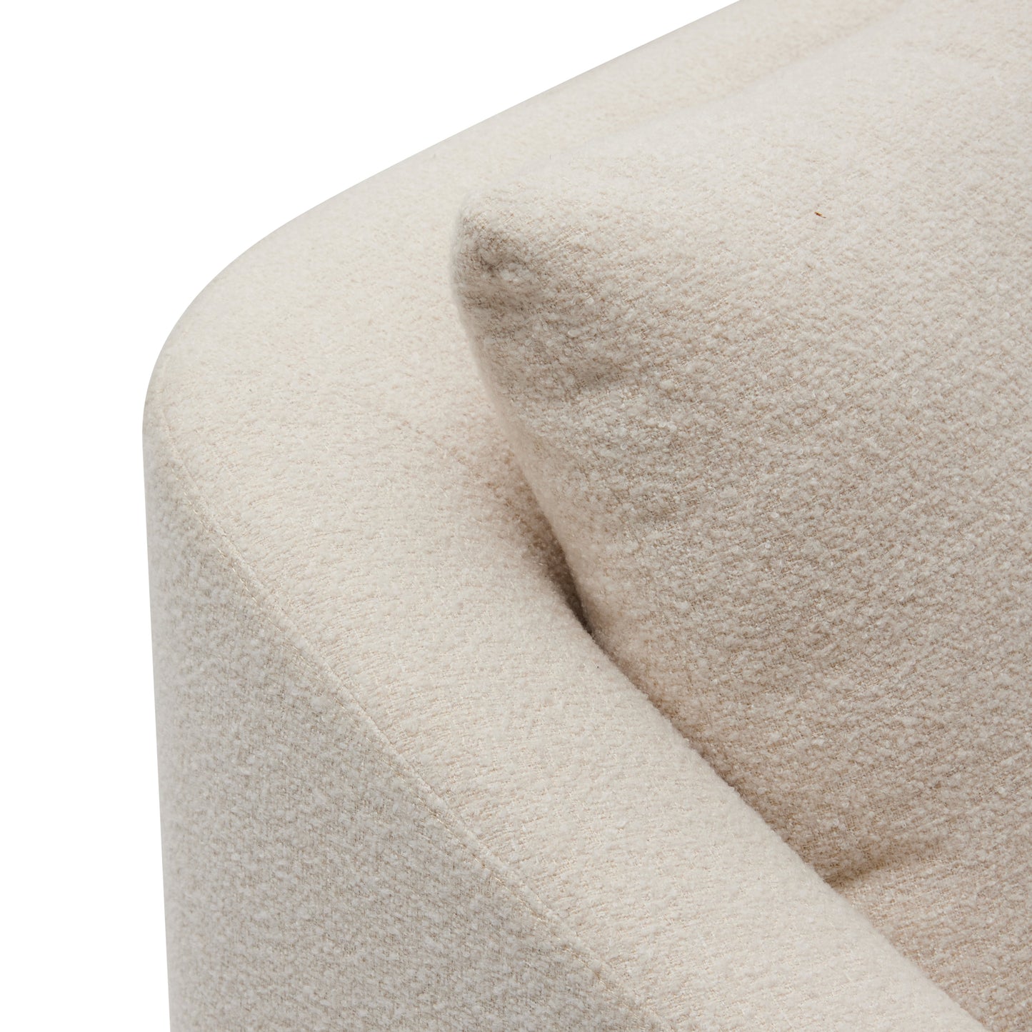 August Textured Cream Sofa