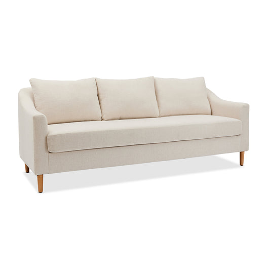 August Textured Cream Sofa