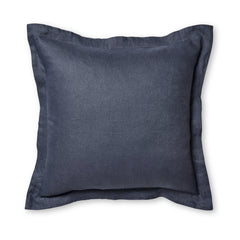 Riley Denim Blue Linen Cushion