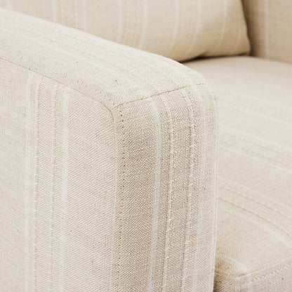 Lisbon Natural Stripe Chair 76X86X91Cm