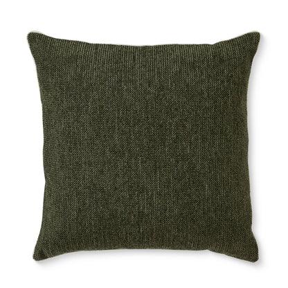 Casey Dark Green Textured Cushion 55Cm