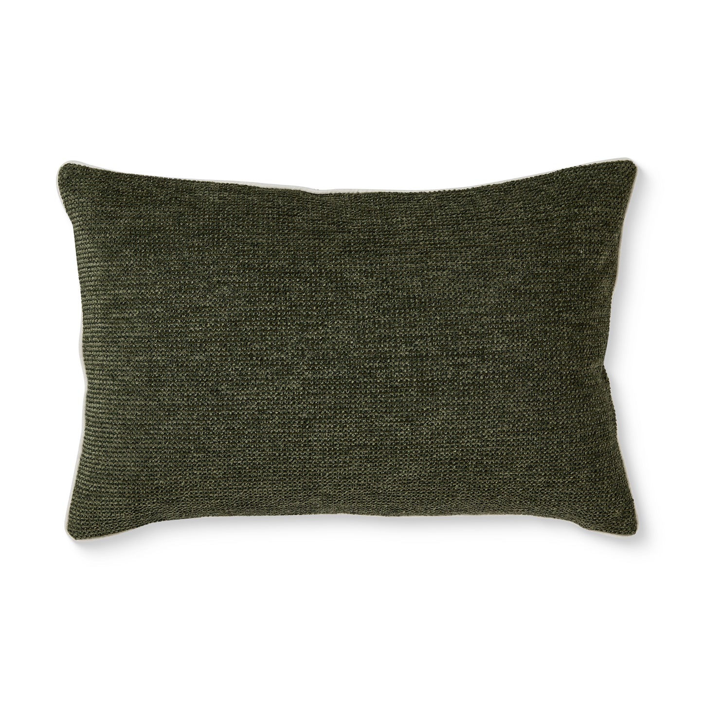 Casey Dark Green Textured Cushion 40X60Cm
