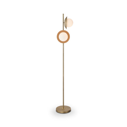Marlow Antique Brass Floor Lamp