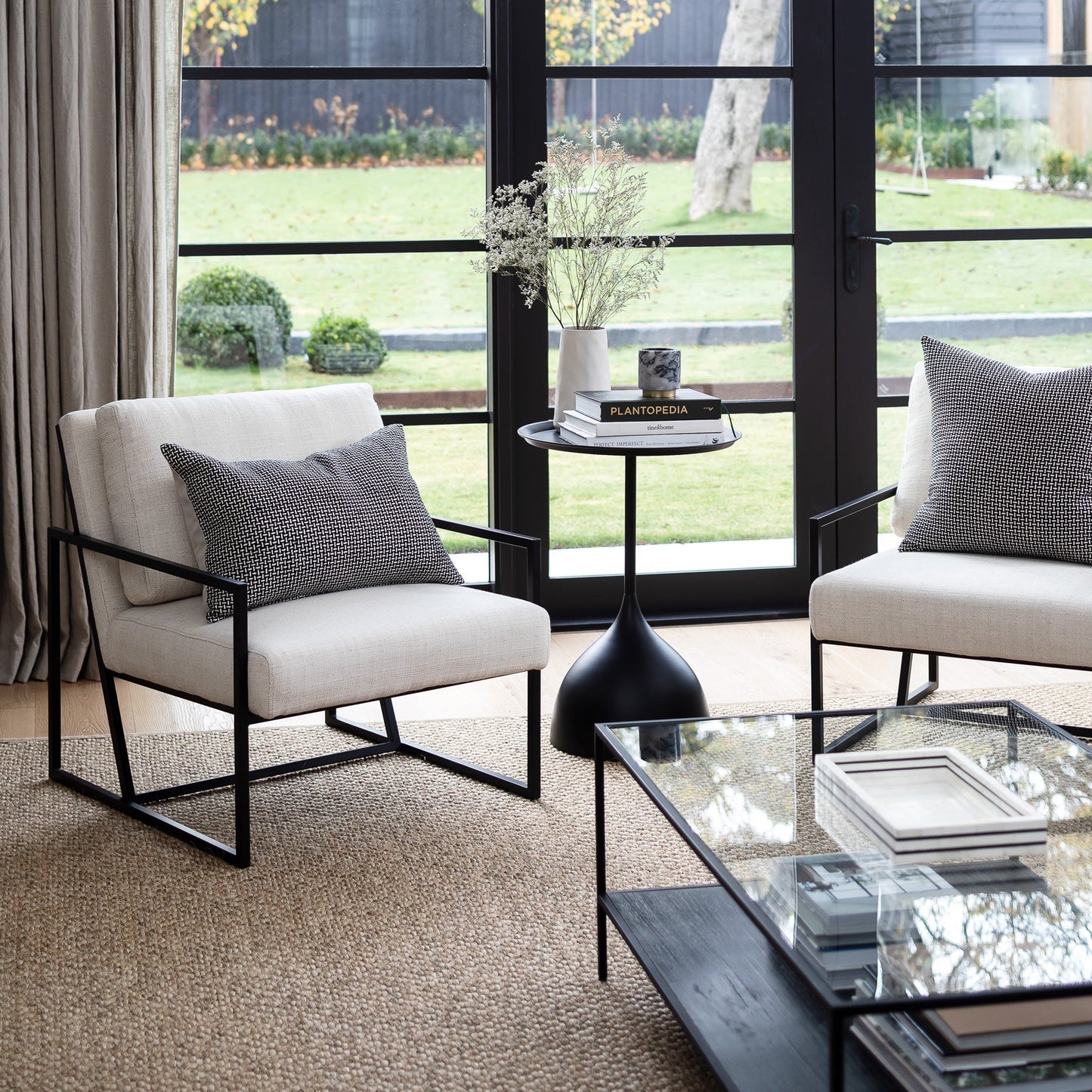 Emery Black Coffee Table 120X70X40.6Cm