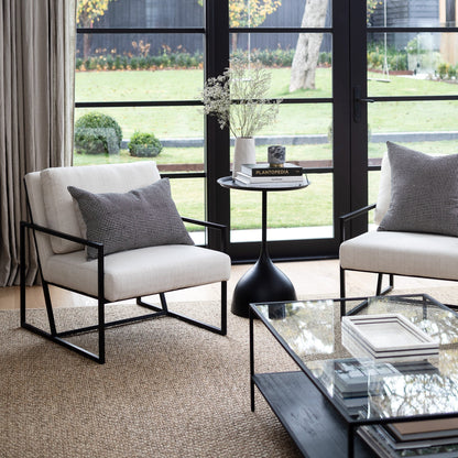 Emery Black Coffee Table 120X70X40.6Cm
