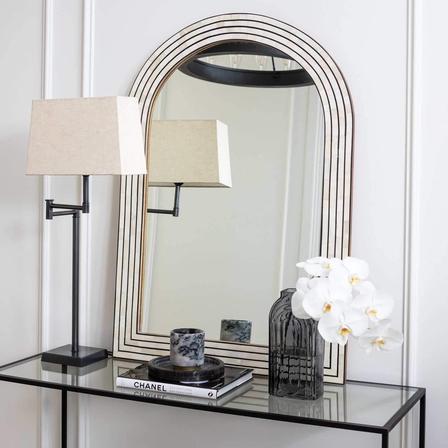 Emery Black Console Table 111.7X40.6X73Cm