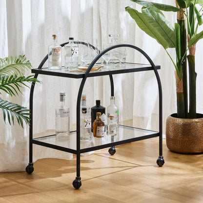 Ponte Black Bar Cart