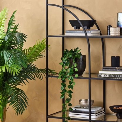 Ponte Black Arch Shelves