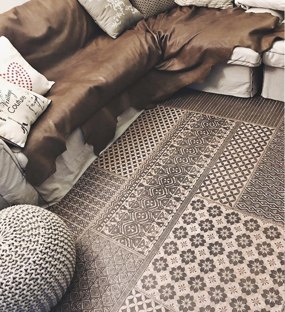 Inca Natural Vinyl Rug Product